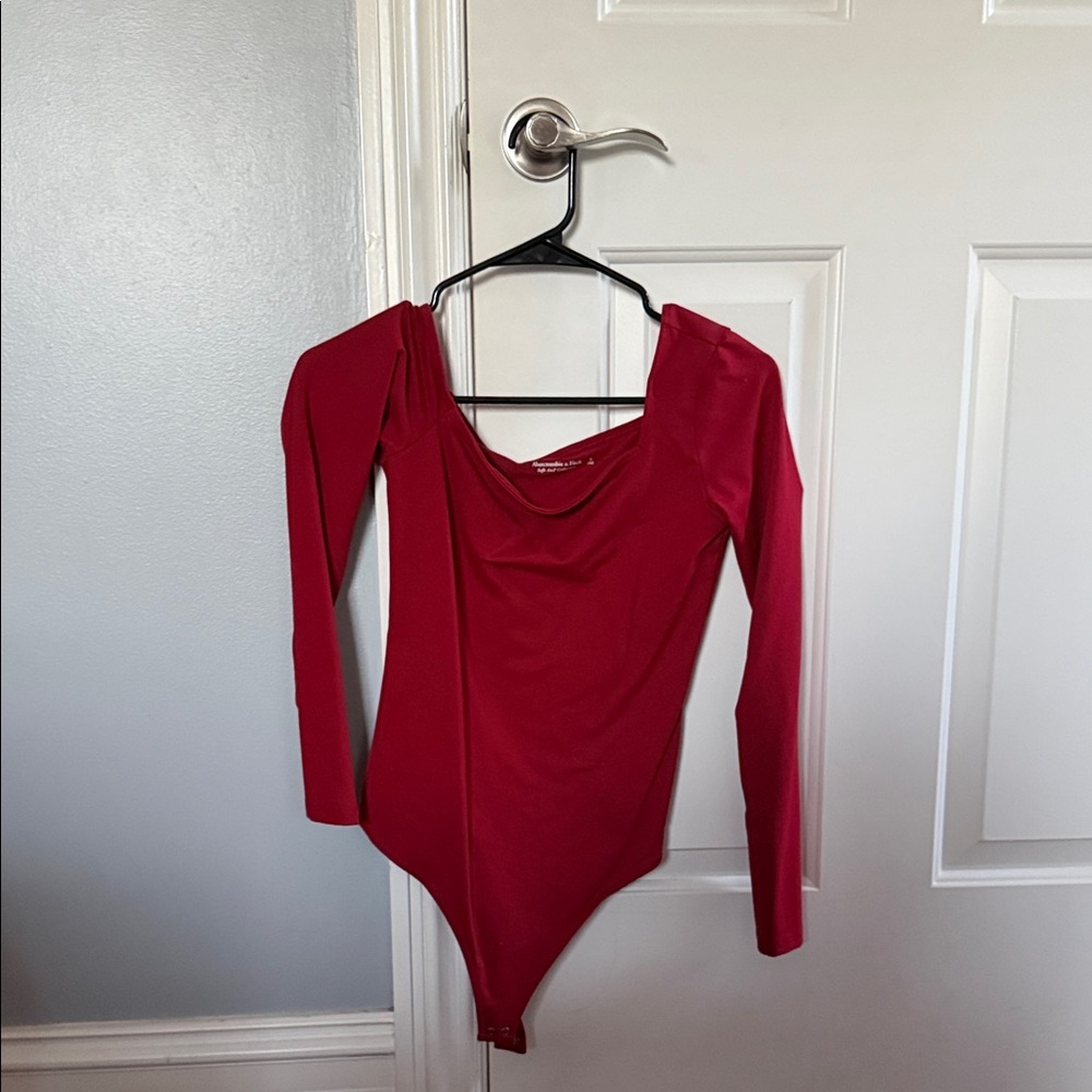 Abercrombie & Fitch Red Bodysuit